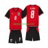 Camisola Áustria David Alaba 8 Criança Equipamento Primeiro Copa do Mundo 2026 Manga Curta